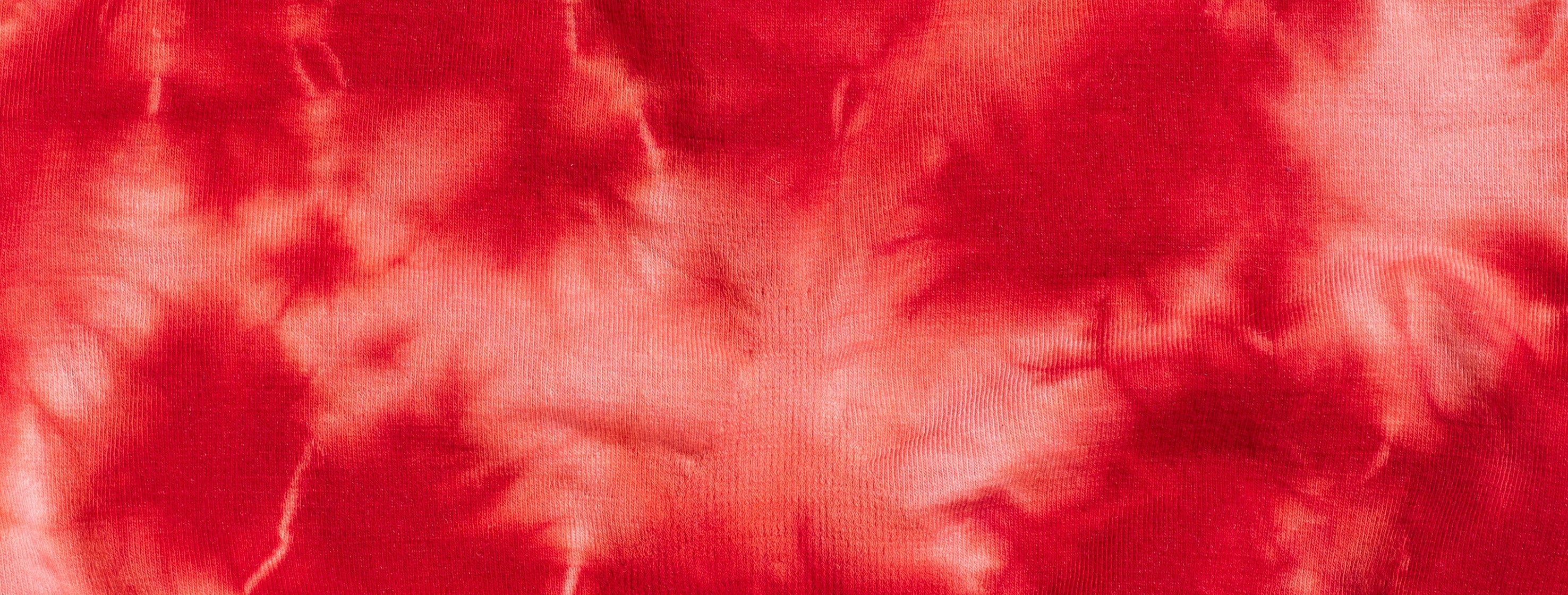 BRANWYN Merino Wool Tie Dye Pattern Coral