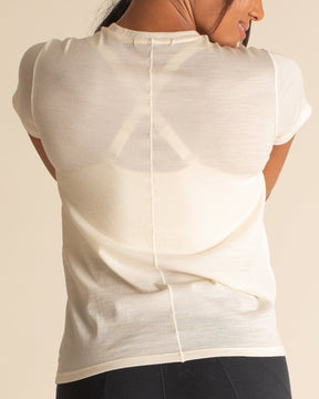Merino Short Sleeve Tee-Tops-BRANWYN | Performance Innerwear-BRANWYN | Women's Merino Short Sleeve Tee, BRANWYN women's Merino Short Sleeve Tee is crafted from naturally sustainable wool. Soft, breathable, odor-resistant, and perfect as a baselayer or activewear.-BRANWYN | Performance Innerwear