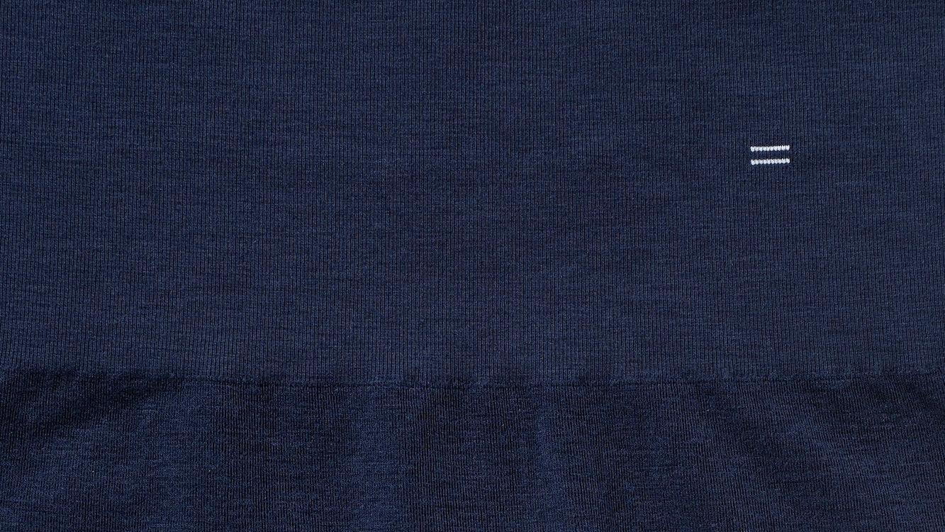 Deep ocean cavern blue Merino wool shorts 